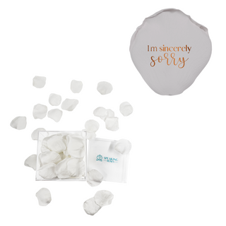 I'm sincerely sorry  - Acrylic Square Box (150 Preserved Petals)