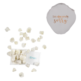 I'm sincerely sorry  - Acrylic Square Box (150 Preserved Petals)