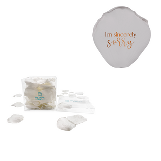 I'm sincerely sorry  - Acrylic Square Box (150 Preserved Petals)