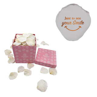 Just to See you Smile - Square Paper Box (100 Preserved Petals)