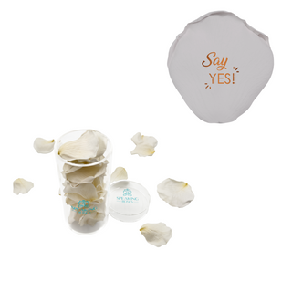 Say yes - Acrylic Round Box (25 Preserved Petals)