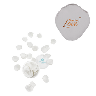 Sending love - Acrylic Round Box (50 Preserverd Rose Petals)