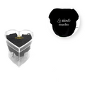 Lo siento mucho - Heart Acrylic Box (6 Preserved Stems)