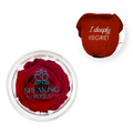 I deeply regret - Acrylic Round Box (1 Preserved Stem)