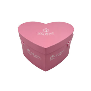 My Mom, My Queen - Heart Paper Box (20 Preserved Rose Heads)