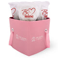 Valentine's day - Be mine - Heart Pink Box (3 Roses)